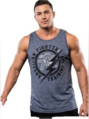 American Fighter x Affliction Heritage Artisan Men’s Blue Tank Top Size 3XL